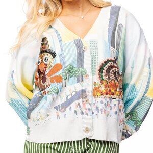 QUEEN OF SPARKLES Thanksgiving Day Parade Cardigan